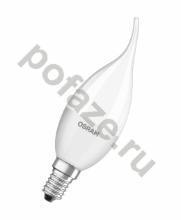 Лампа светодиодная LED свеча на ветру Osram d38мм E14 5.4Вт 220-240В