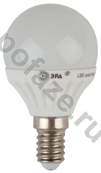 Лампа светодиодная LED шарообразная ЭРА d45мм E14 3Вт 270гр. 170-265В 2700К