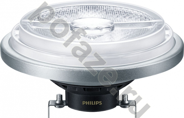 Лампа светодиодная LED с отражателем Philips d111мм G53 15Вт 24гр. 12В 2700К