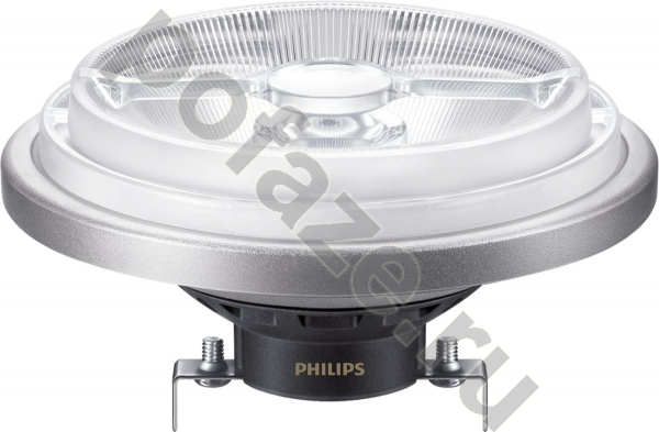 Лампа светодиодная LED с отражателем Philips d111мм G53 11Вт 8гр. 12В 3000К