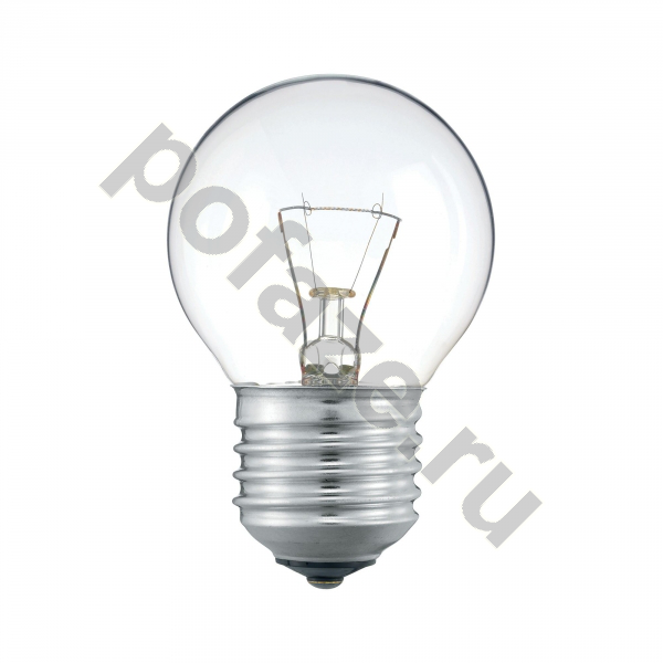 Лампа накаливания шарообразная Philips d45мм E27 25Вт 220-230В
