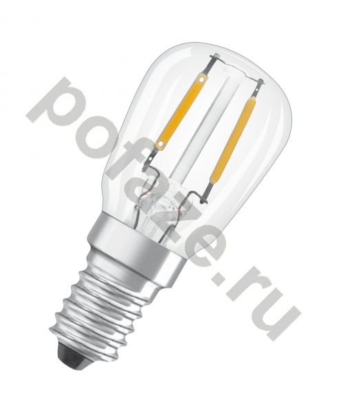 Лампа светодиодная LED каплевидная Osram d26мм E14 1.3Вт 220-240В 2700К