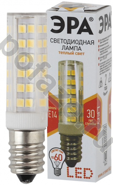 Лампа светодиодная LED капсульная ЭРА d16мм E14 7Вт 270гр. 170-265В 2700К
