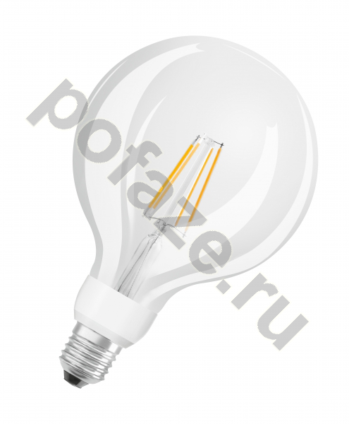 Лампа светодиодная LED шарообразная Osram d124мм E27 7Вт 220-240В 2700К