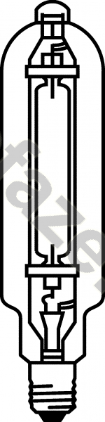Лампа металлогалогенная трубчатая одноцокольная Osram d106мм E40 2000Вт 230В 7250К