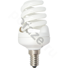 Лампа энергосберегающая спираль Ecola d45мм E14 15Вт 200-240В