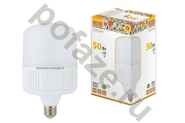 Лампа светодиодная LED цилиндрическая TDM ELECTRIC d140мм E27 50Вт 220В 4000К