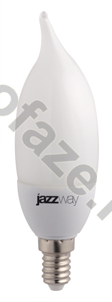 Лампа энергосберегающая свеча на ветру Jazzway d37мм E14 9Вт 220-240В