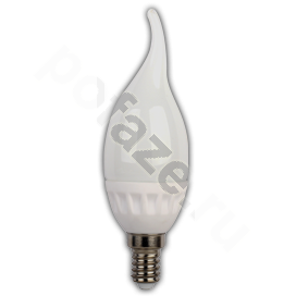 Лампа светодиодная LED свеча на ветру Ecola d37мм E14 5Вт 220-230В