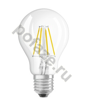 Лампа светодиодная LED грушевидная Osram d60мм E27 4Вт 220-240В 2700К
