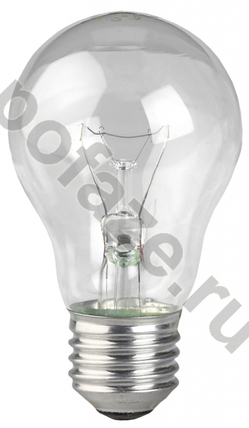 Лампа накаливания грушевидная ЭРА d55мм E27 75Вт 230В