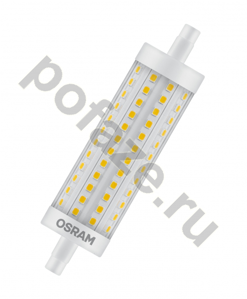 Лампа светодиодная LED линейная Osram d29мм R7s 12.5Вт 220-240В 2700К