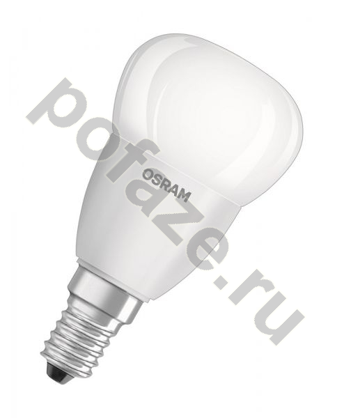 Лампа светодиодная LED каплевидная Osram d45мм E14 5.8Вт 200гр. 220-240В