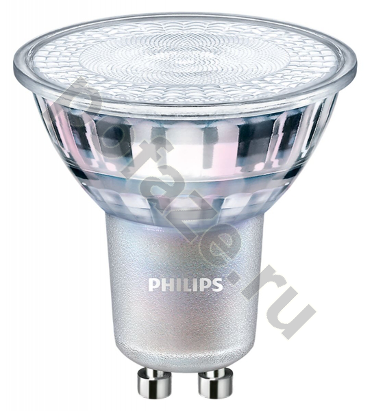 Лампа светодиодная LED с отражателем Philips d50мм GU10 4.9Вт 220-240В 4000К