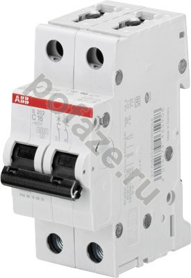 Автоматический выключатель ABB S202M 2П 3А (C) 10кА