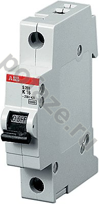 Автоматический выключатель ABB S201P 1П 0.75А (K) 25кА