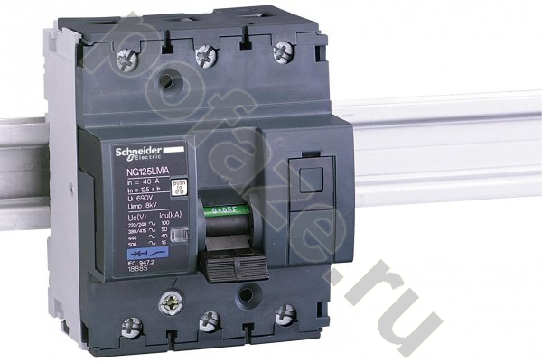 Автоматический выключатель Schneider Electric Acti 9 NG125L 3П 25А (Прочее) 40кА