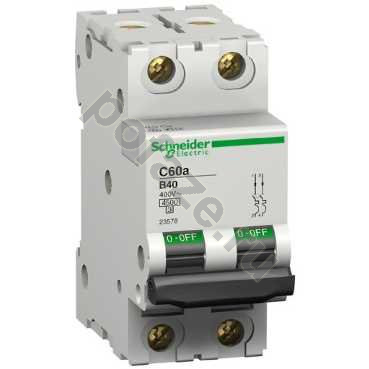 Автоматический выключатель Schneider Electric iC60N 1П+Н 6А (B) 4.5кА