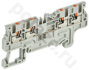 Колодка клеммная CP-MC 4 вывода 1,5мм2 серая IEK