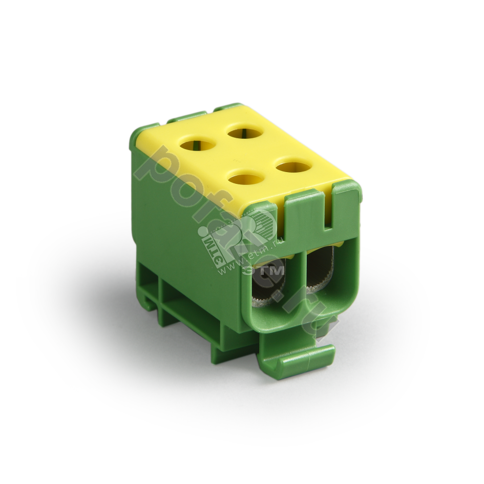 Блок клеммный распределительный желто-зеленый Al 6-50мм2 Cu 2.5-50мм2 4 подключения Ensto