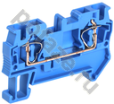 Клемма пружинная КПИ 2в-4 41А синий IEK