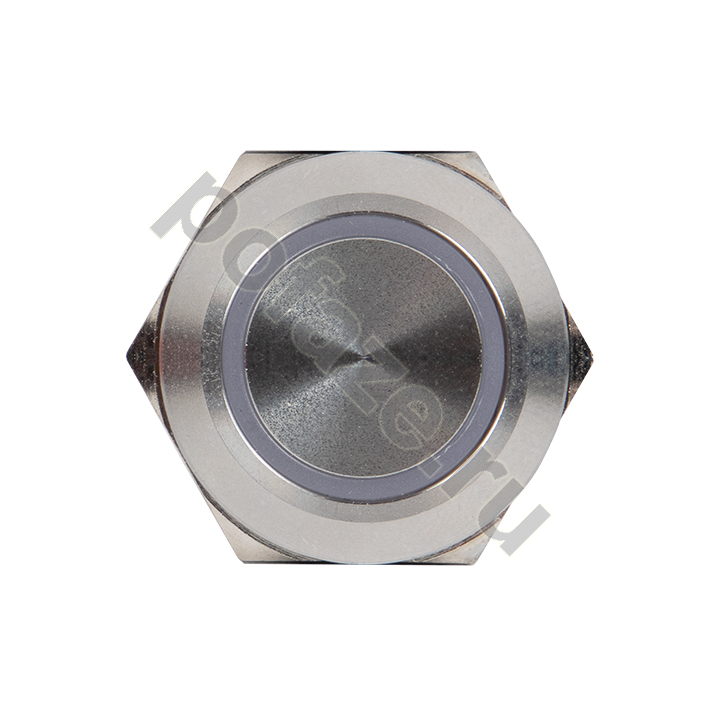 Кнопка S-Pro67 19 мм без фиксации с белой подсветкой 230В EKF PROxima