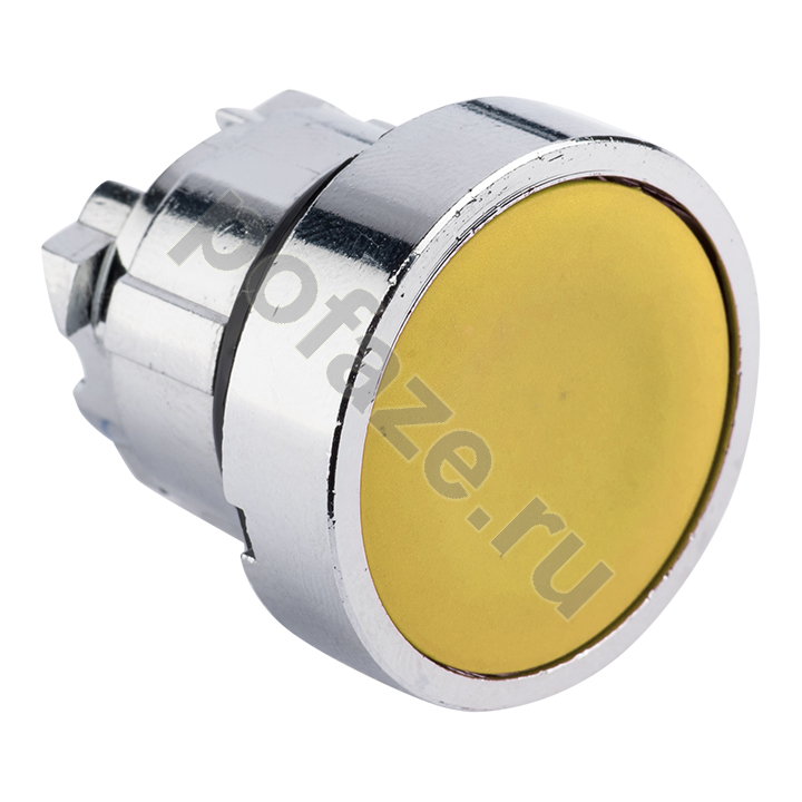 Механизм кнопки исполнительный XB4 желтый плоский возвратный без фиксации без подсветки EKF PROxima
