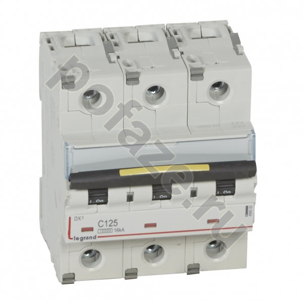 Автоматический выключатель Legrand DX3 3П 125А (C) 10кА