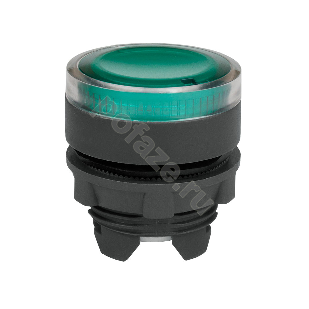 Головка кнопки OptiSignal D22 A5-PL-3 с подсветкой зеленая пластик ZB5AW333 КЭАЗ
