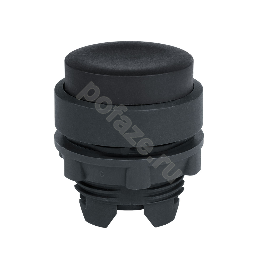 Головка кнопки OptiSignal D22 A5-PJ-2 с выступ толк черная пластик ZB5AL2 КЭАЗ