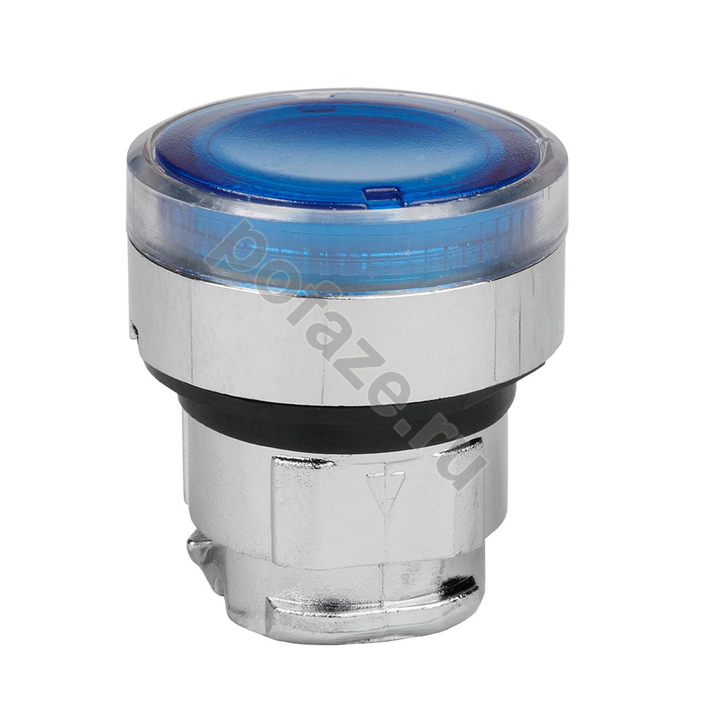 Головка кнопки OptiSignal D22 A4-PL-6 с подсветкой синяя металл ZB4BW363 КЭАЗ