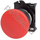 Кнопка грибовидная прозрачная с фиксацией красная 40мм DKC