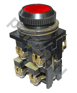 Кнопка КЕ-012 исполнение 2(3но+1нз) красная кнопка Инженерсервис