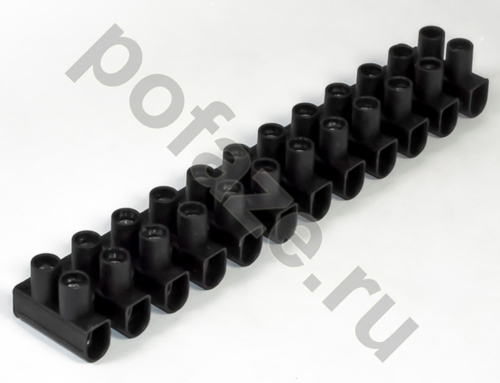 EKL 2 S (черная) Клеммная колодка п/п, 450В, 12 полюсов, 2,5...10 мм2 Tridonic (10 шт/уп) Промрукав