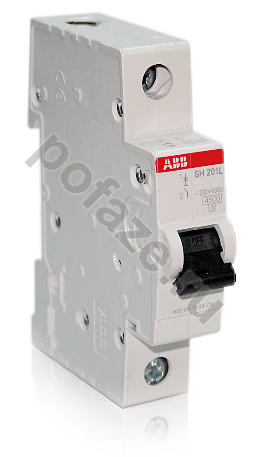 Автоматический выключатель ABB SH201L 1П 20А (B) 4.5кА