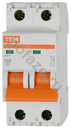 TDM ELECTRIC ВА47-29 2П 6А (D) 4.5кА