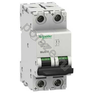 Автоматический выключатель Schneider Electric C60H-DC 2П 10А (C) 10кА (DC)