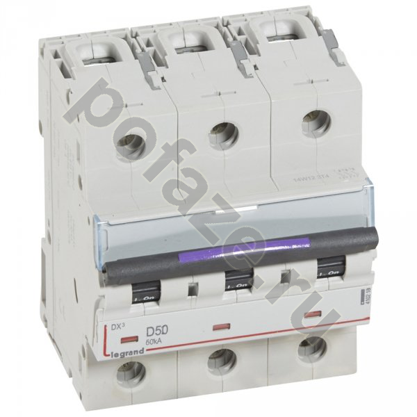 Автоматический выключатель Legrand DX3 3П 50А (D) 50кА