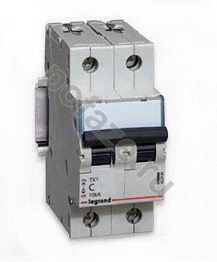 Автоматический выключатель Legrand TX3 2П 25А (C) 10кА