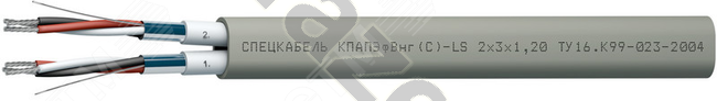 Кабель КПАПЭфВ 2х3х1.20