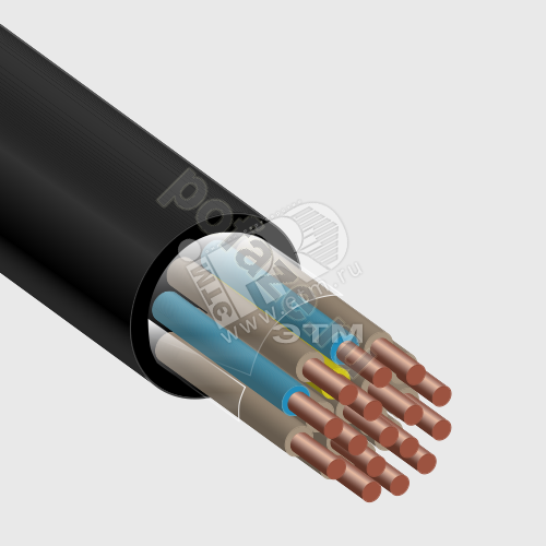 Кабель КАСГЭфЭфКнг(А)-HF 6х2х0.78