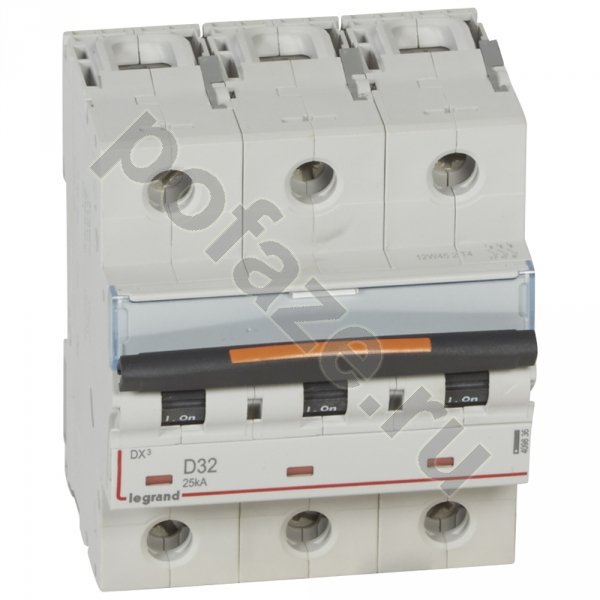 Автоматический выключатель Legrand DX3 3П 32А (D) 25кА
