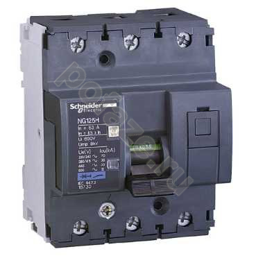 Автоматический выключатель Schneider Electric Acti 9 NG125H 3П 63А (C) 12кА