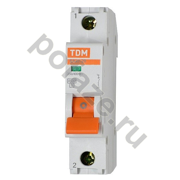 Автоматический выключатель TDM ELECTRIC ВА47-29 1П 1А (B) 4.5кА