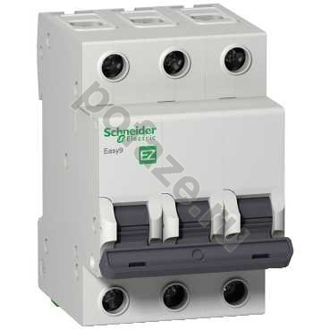 Автоматический выключатель Schneider Electric EASY 9 3П 6А (B) 4.5кА