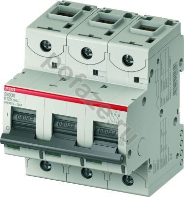 Автоматический выключатель ABB S803S 3П 8А (K) 25кА