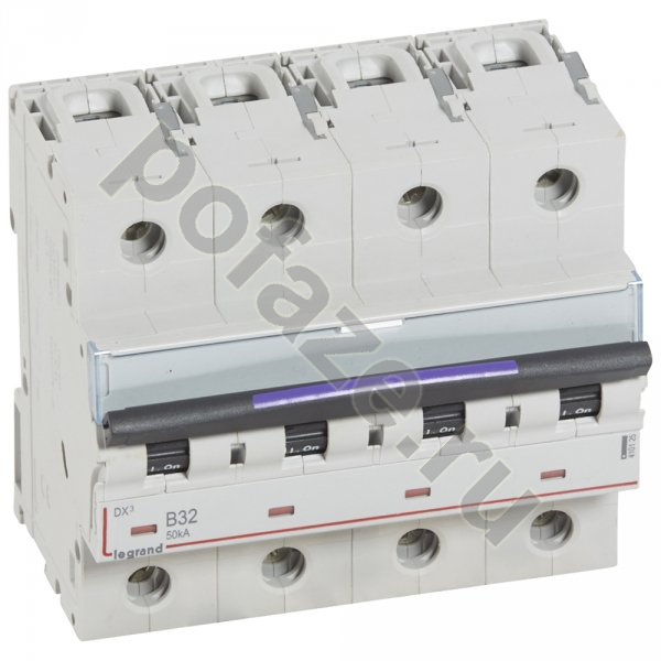 Автоматический выключатель Legrand DX3 4П 32А (B) 50кА