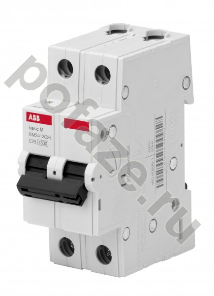 Автоматический выключатель ABB BMS412 2П 16А (C) 4.5кА