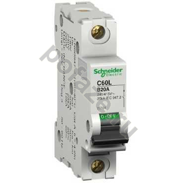 Автоматический выключатель Schneider Electric iC60L 1П 50А (B) 4.5кА