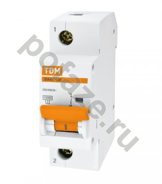 Автоматический выключатель TDM ELECTRIC ВА47-100 1П 16А (C) 10кА